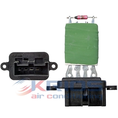 Resistor, interior blower
